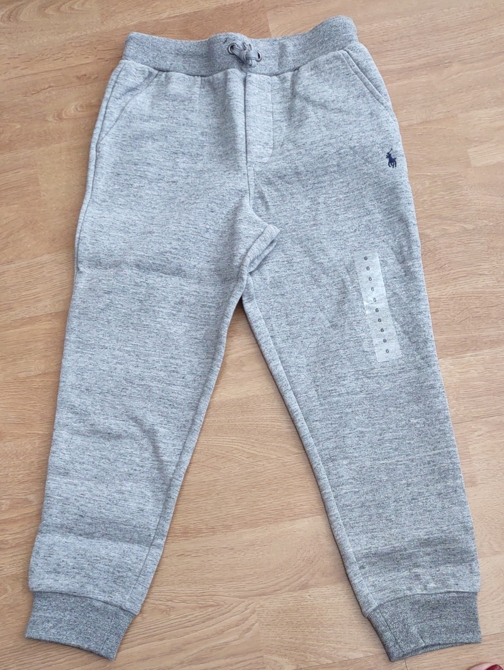 Ralph Lauren Kids Light Gray Heather Jogger Sweatpants